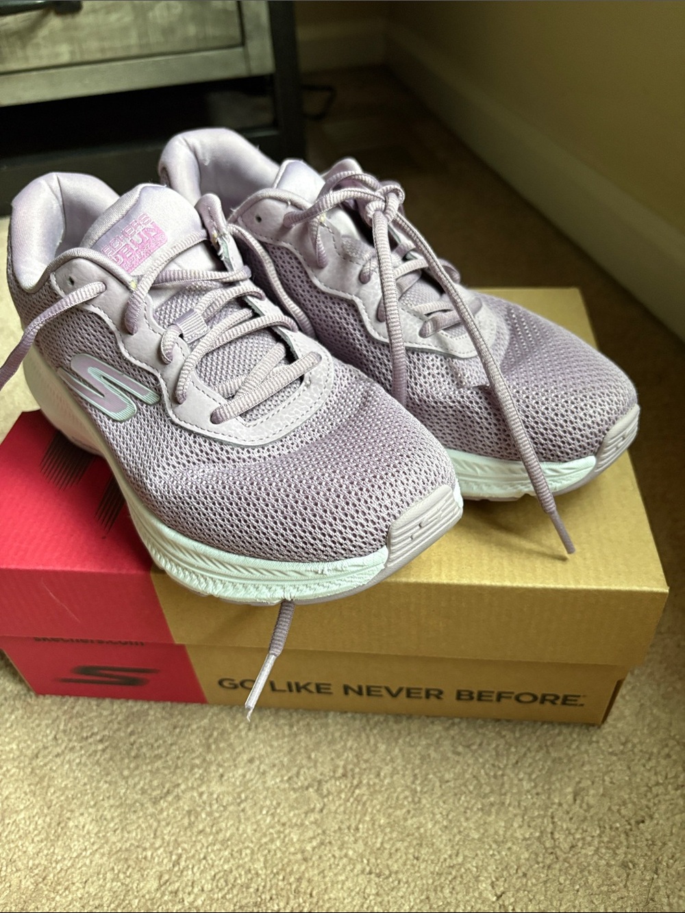 Skechers Go Run Consistent 2.0 sneakers. Mauve 8.5. GOGA Mat insole w box